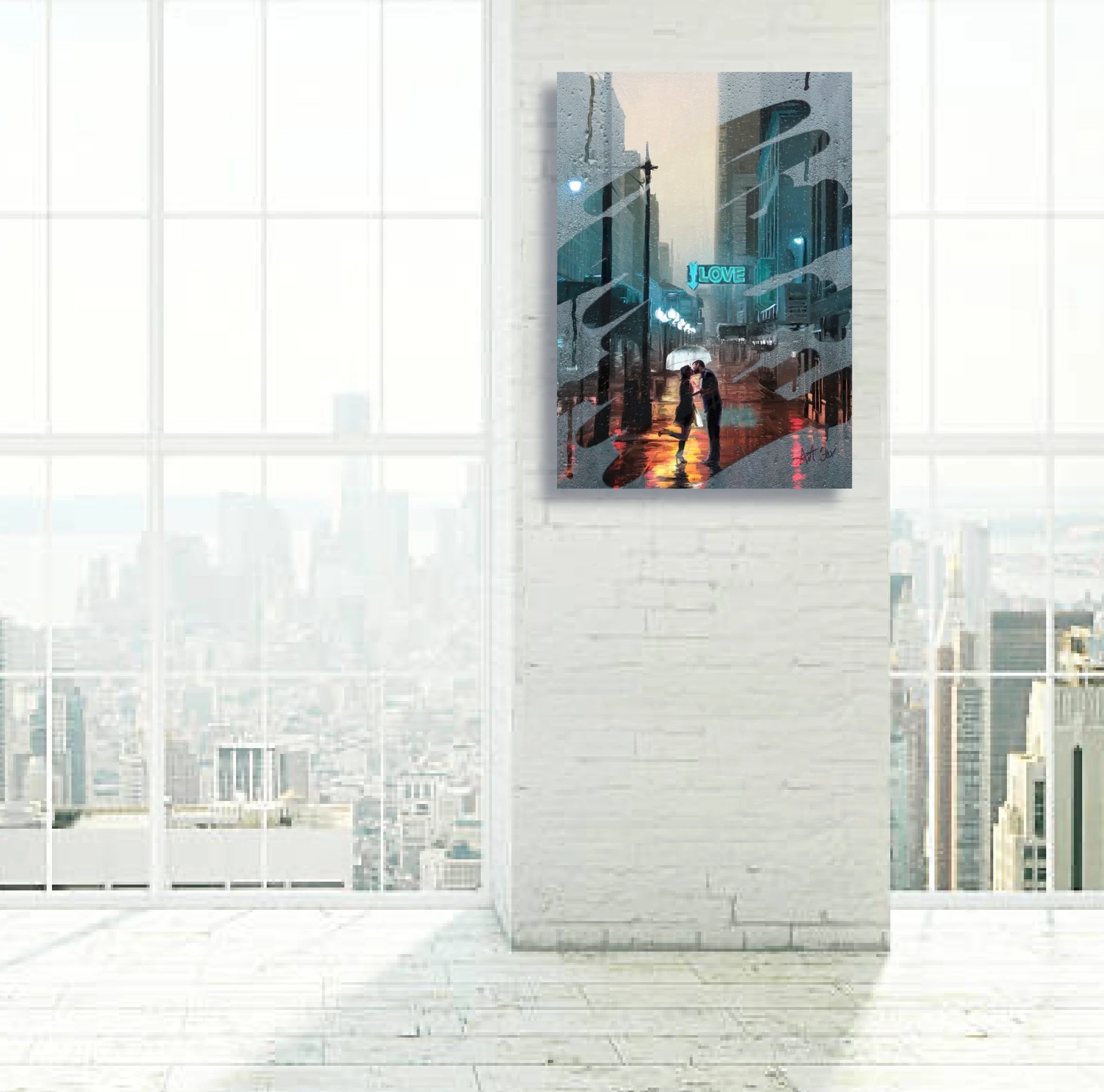 Kiss in a City Window @ ANTFOX Gallery — ANTFOX
